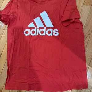 Adidas Red Logo Tee
